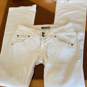 Hudson USA size 25 white jeans